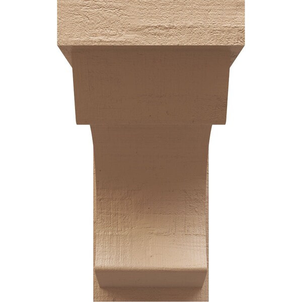 9in. W X 27in. D X 18in. H Series 3 Emerson Rough Cedar Woodgrain TimberThane Corbel, Primed Tan